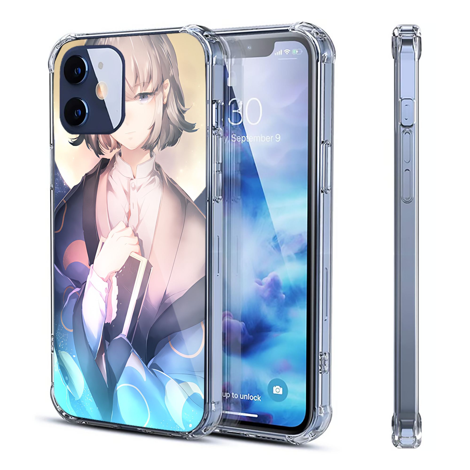 （画像用） 文豪ストレイドッグス Bungo Stray Dogs 【iPhone 12シリーズ対応】透明スマホケース（クリアソフトケース）